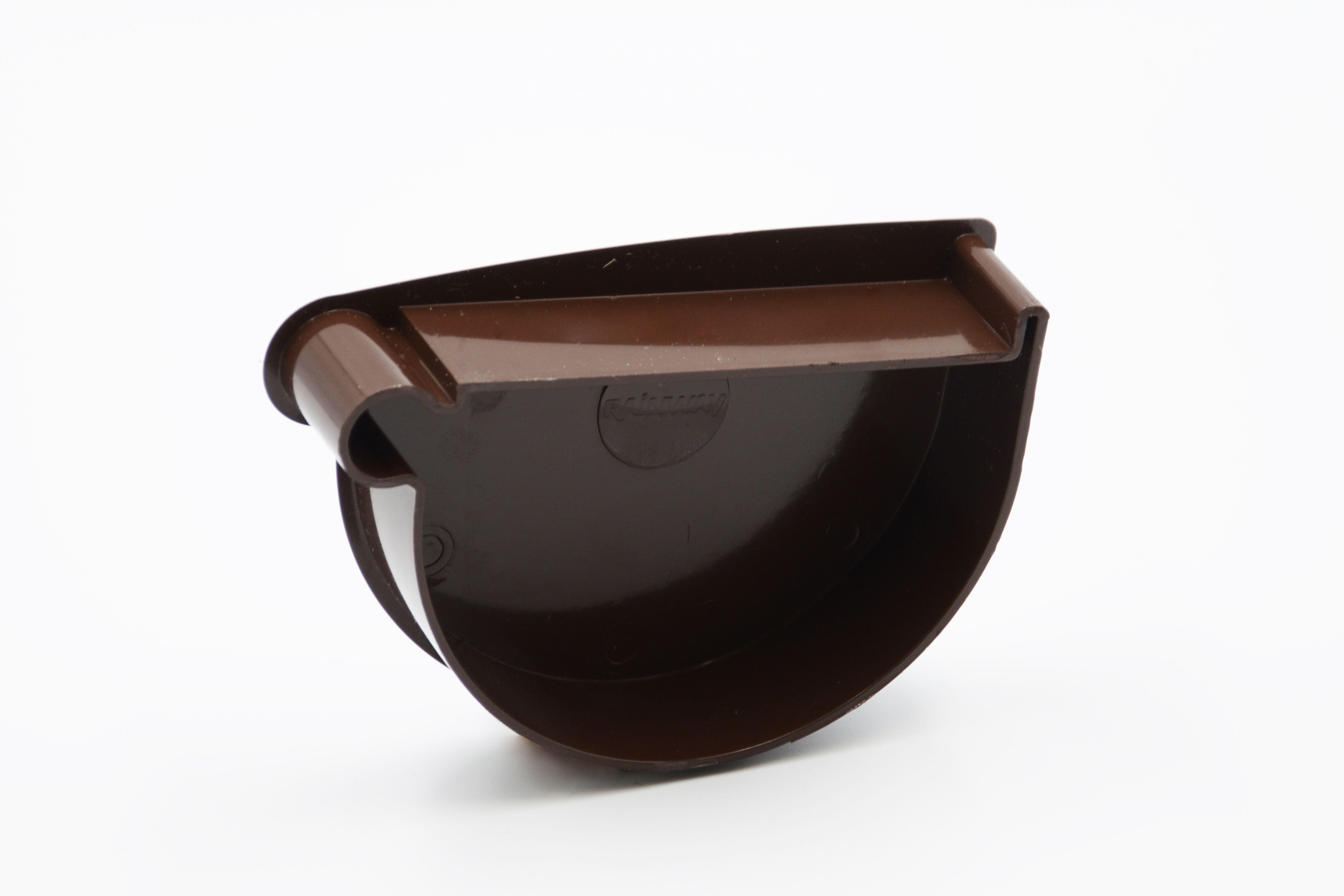 Заглушка лійки ліва RAINWAY D 90 Коричневий RAL 8017 (10.090.07.002.RW) Заглушка лійки ліва RAINWAY D 90 Коричневий RAL 8017 (10.090.07.002.RW)