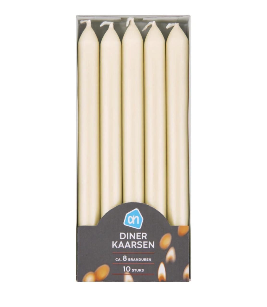 Свеча столовая AH 230/20 10 шт. Айвори (2979538420) Свеча столовая AH 230/20 10 шт. Айвори (2979538420)