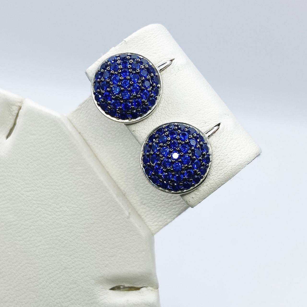 Серьги серебряные Алина с фианитом 4,03 г (2155002702)