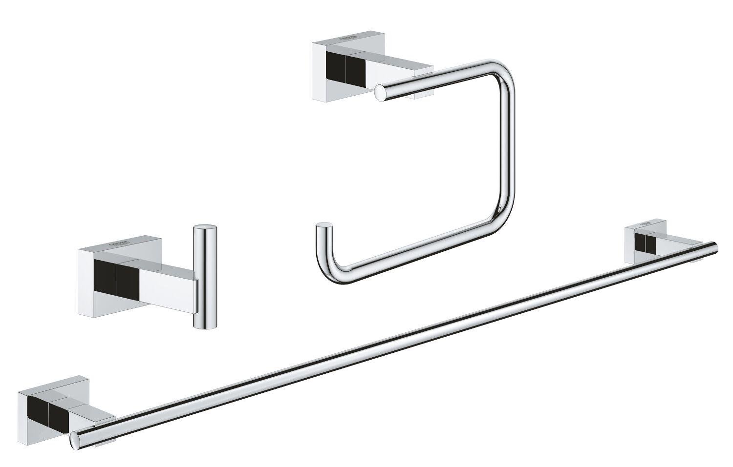 Набор аксессуаров Grohe Essentials Cube 3в1 (40777001)