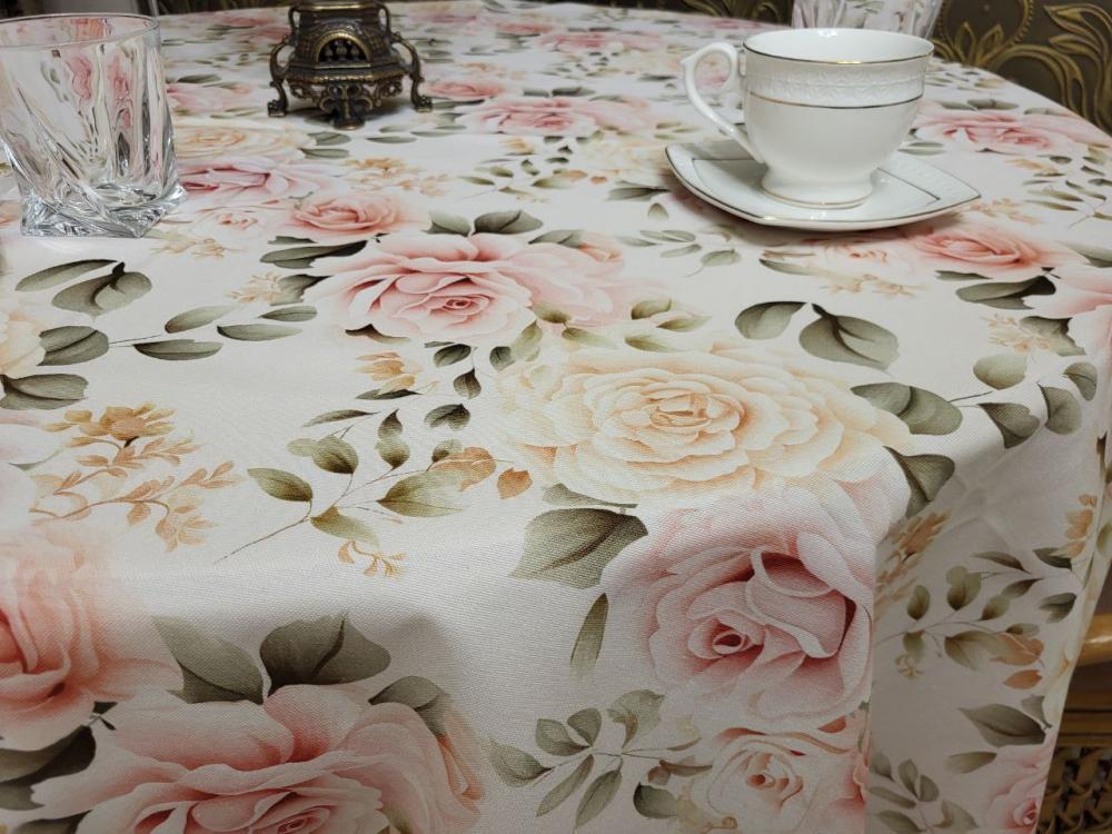 Скатерть прямоугольная 110x140 см Чайная роза (15626)