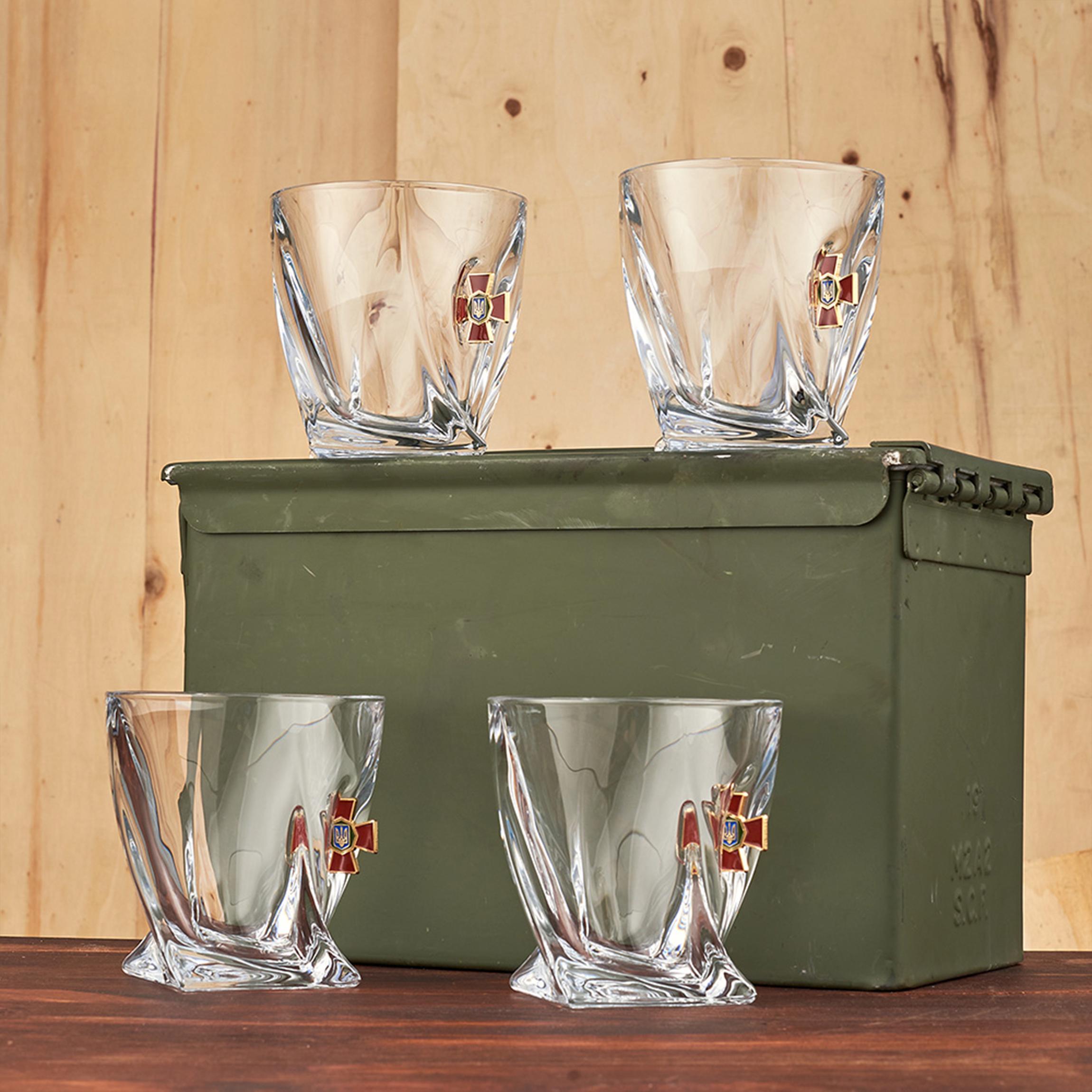 Набор VSKLO БК маленькие хрустальные стаканы ЗСУ (28918618) - фото 7 Набор VSKLO БК маленькие хрустальные стаканы ЗСУ (28918618) - фото 7