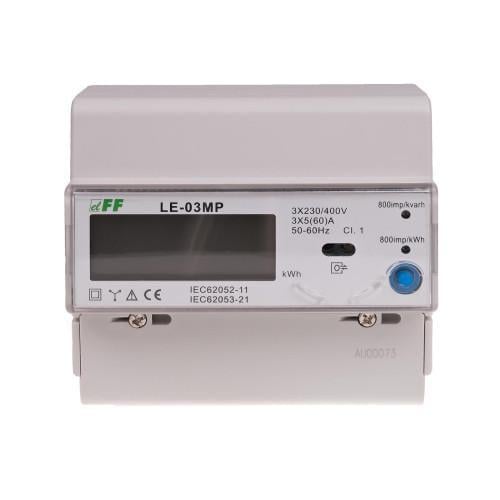 Лічильник електроенергії F&F LE-03MP 3х230/400V 3х60A (27878712) Лічильник електроенергії F&F LE-03MP 3х230/400V 3х60A (27878712)