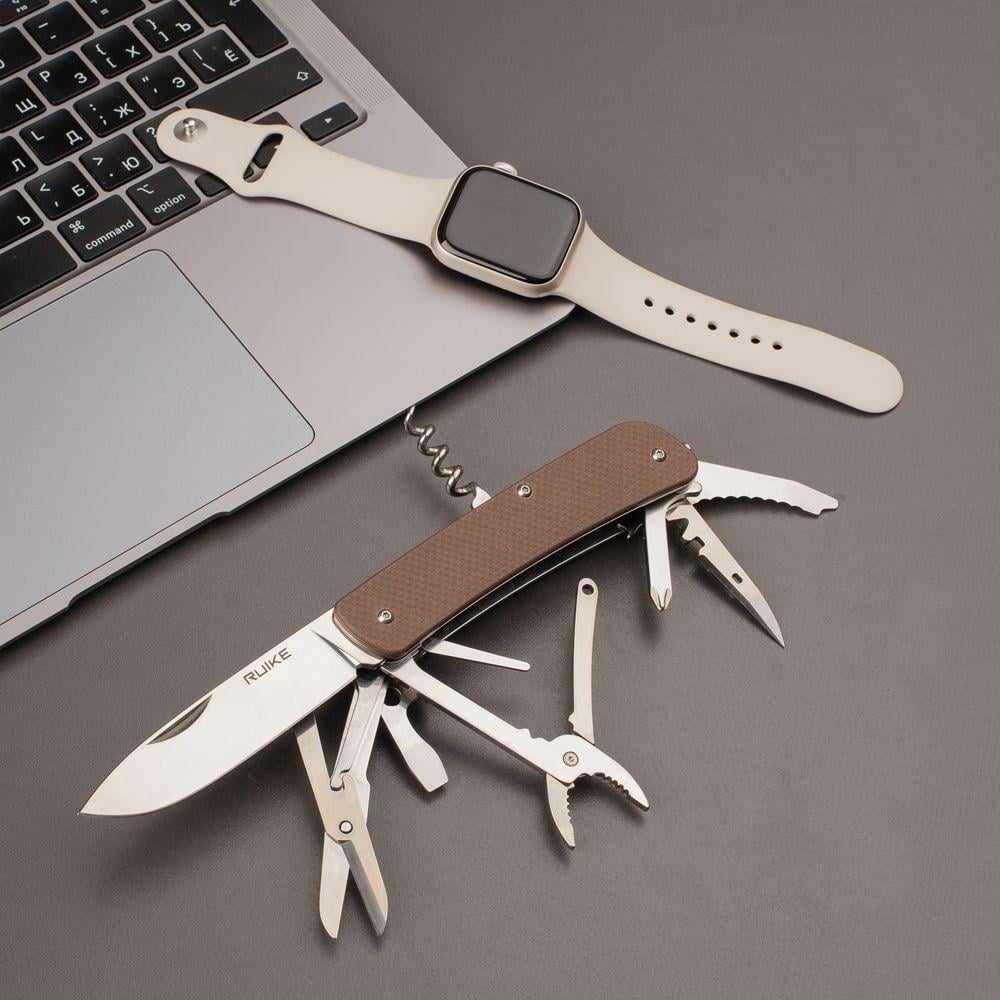 Нож охотничий Ruike Criterion Collection L41 Коричневый (A-015902) - фото 2 Нож охотничий Ruike Criterion Collection L41 Коричневый (A-015902) - фото 2