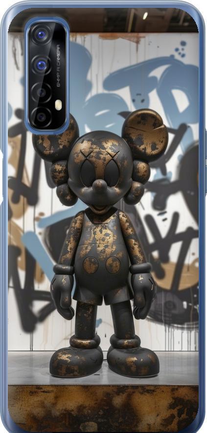 Чехол на Realme 7 Bronze kaws v2 (6098u-2081-42517)