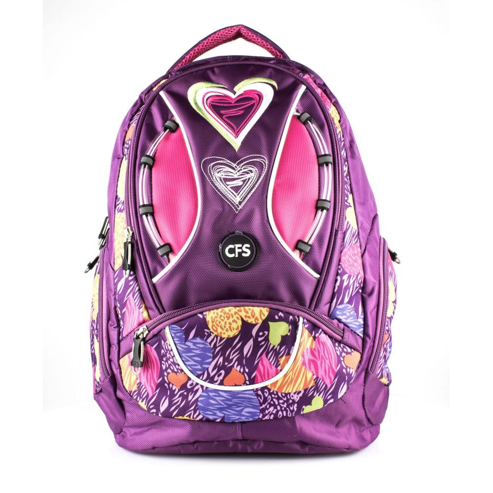 Рюкзак молодежный Cool For School 43х30х16см 16-25 л Розовый (CF85473)