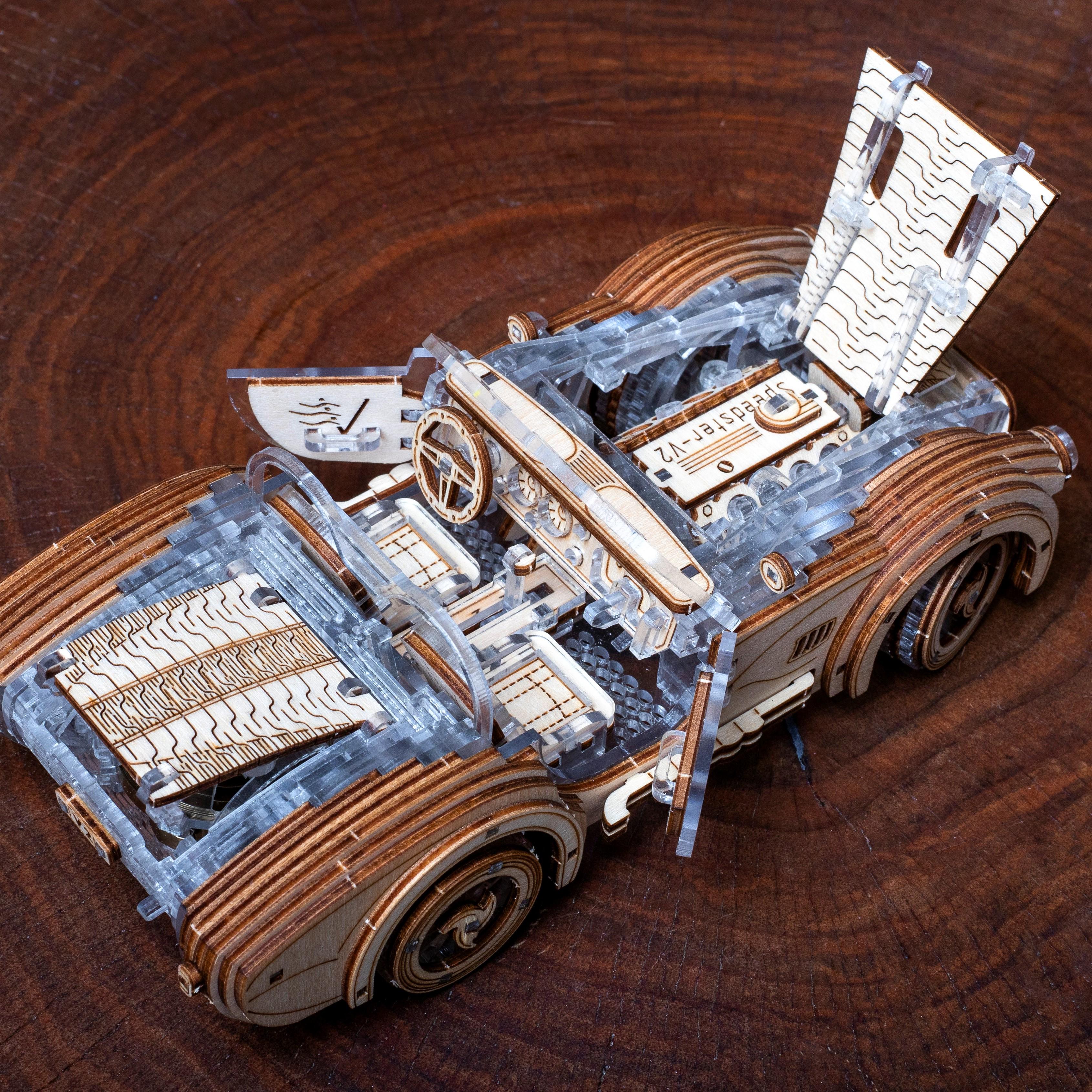 Конструктор дерев'яний Vіter Models Speedster-V2 (Speedster-V2) - фото 4 Конструктор дерев'яний Vіter Models Speedster-V2 (Speedster-V2) - фото 4