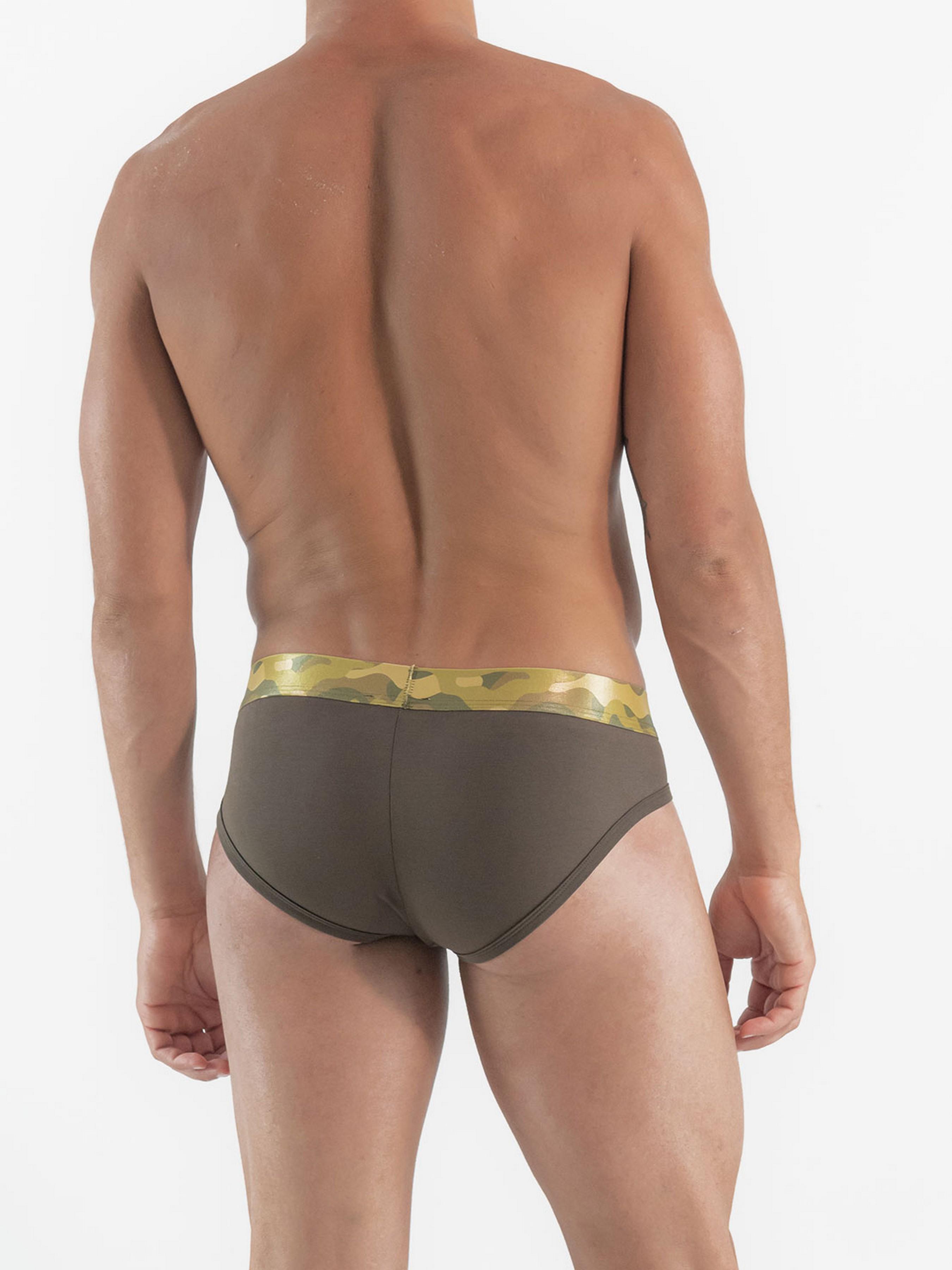 Трусы слипы Geronimo 2068s2 L 20681 Хаки (3800999006826) - фото 3 Трусы слипы Geronimo 2068s2 L 20681 Хаки (3800999006826) - фото 3