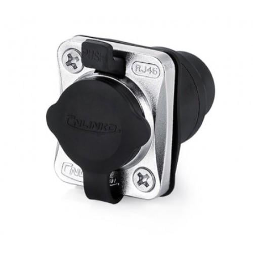 Разъем герметичный CNLINKO RJ45 YT-RJ45-JSX-25-001 панельная розетка IP65/IP67 (2667603190)