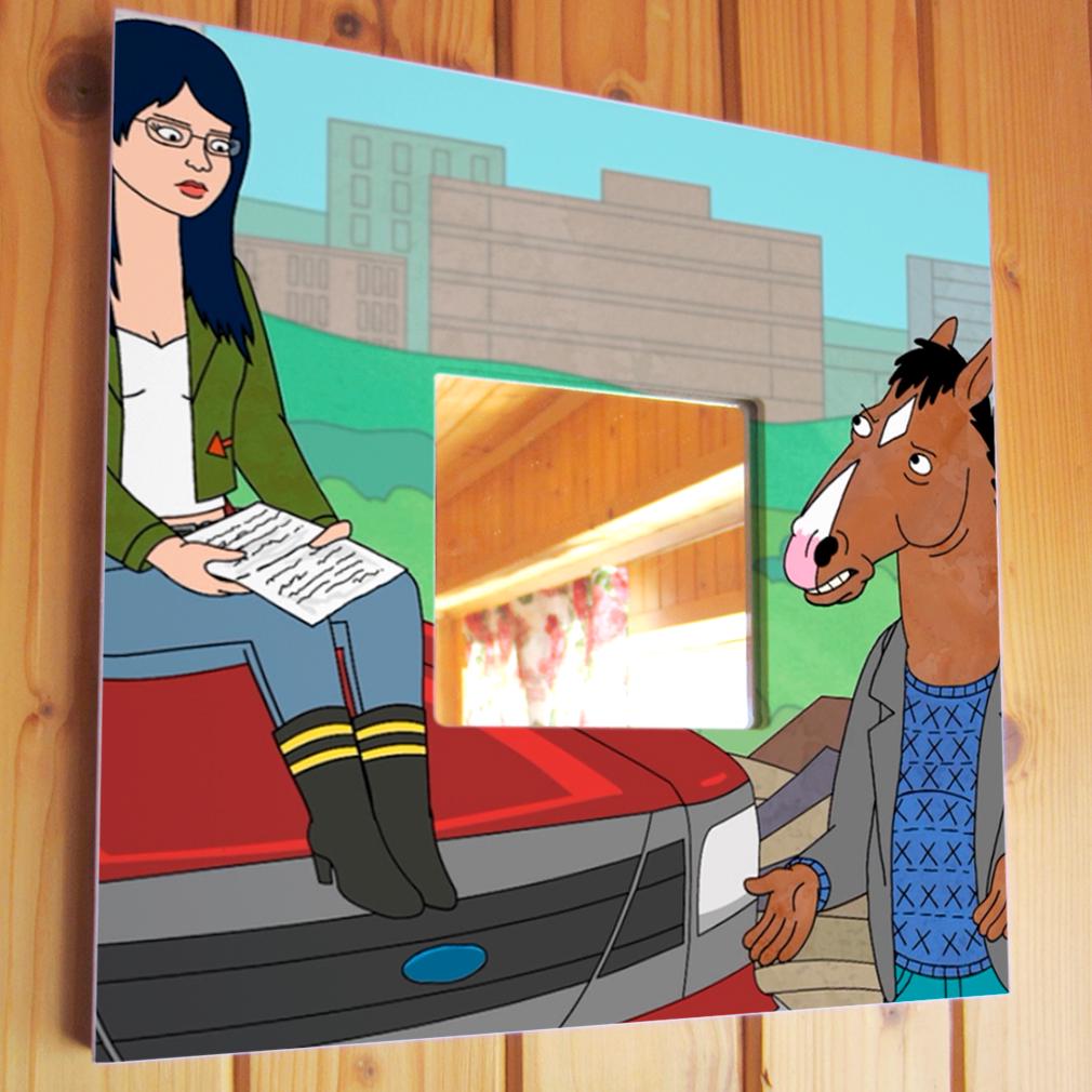 Зеркало декоративное «Лошадь БоДжек» 260х260 мм (M02046)