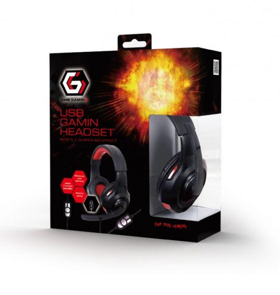 Наушники Gembird GHS-U-5.1-01 USB (1110296) - фото 5