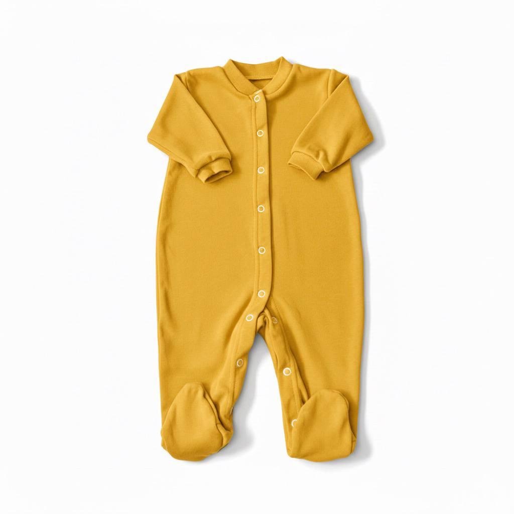 Чоловічок дитячий бавовняний унісекс р. 56 Гірчичний