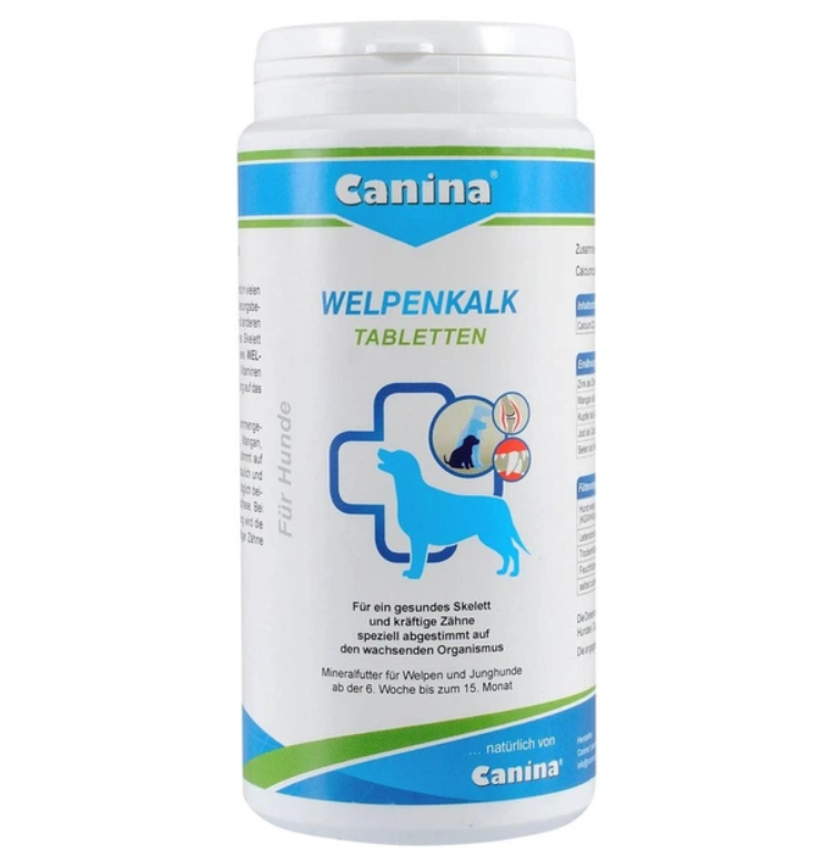 Вітаміни Canina Welpenkalk для цуценят 350 г 350 табл.