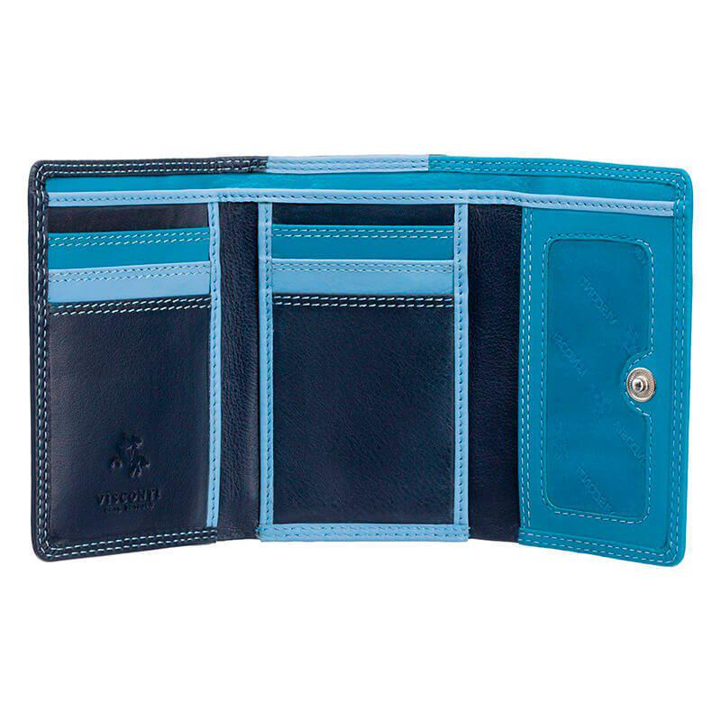 Кошелек женский кожаный Visconti Biola Blue Multi (RB39 BLUE MULTI) - фото 2