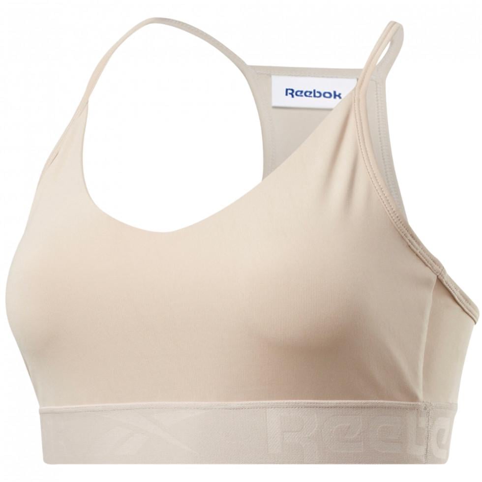 Бра-топ женский спортивный Reebok STRAPPY BACK LOW-IMPACT FQ0398 XS Бежевый