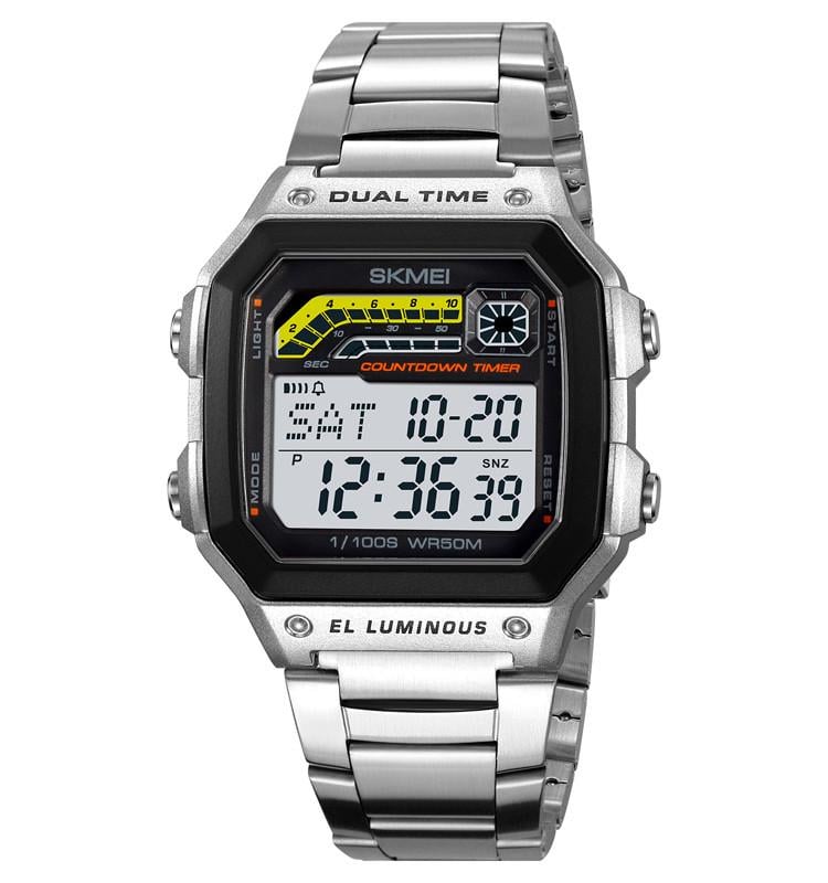 Часы наручные мужские Skmei 2307 Silver steel (18461)