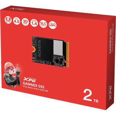 SSD-накопичувач ADATA GAMMIX S55 2TB M.2 2230 (SGAMMIXS55-2T-C) - фото 3