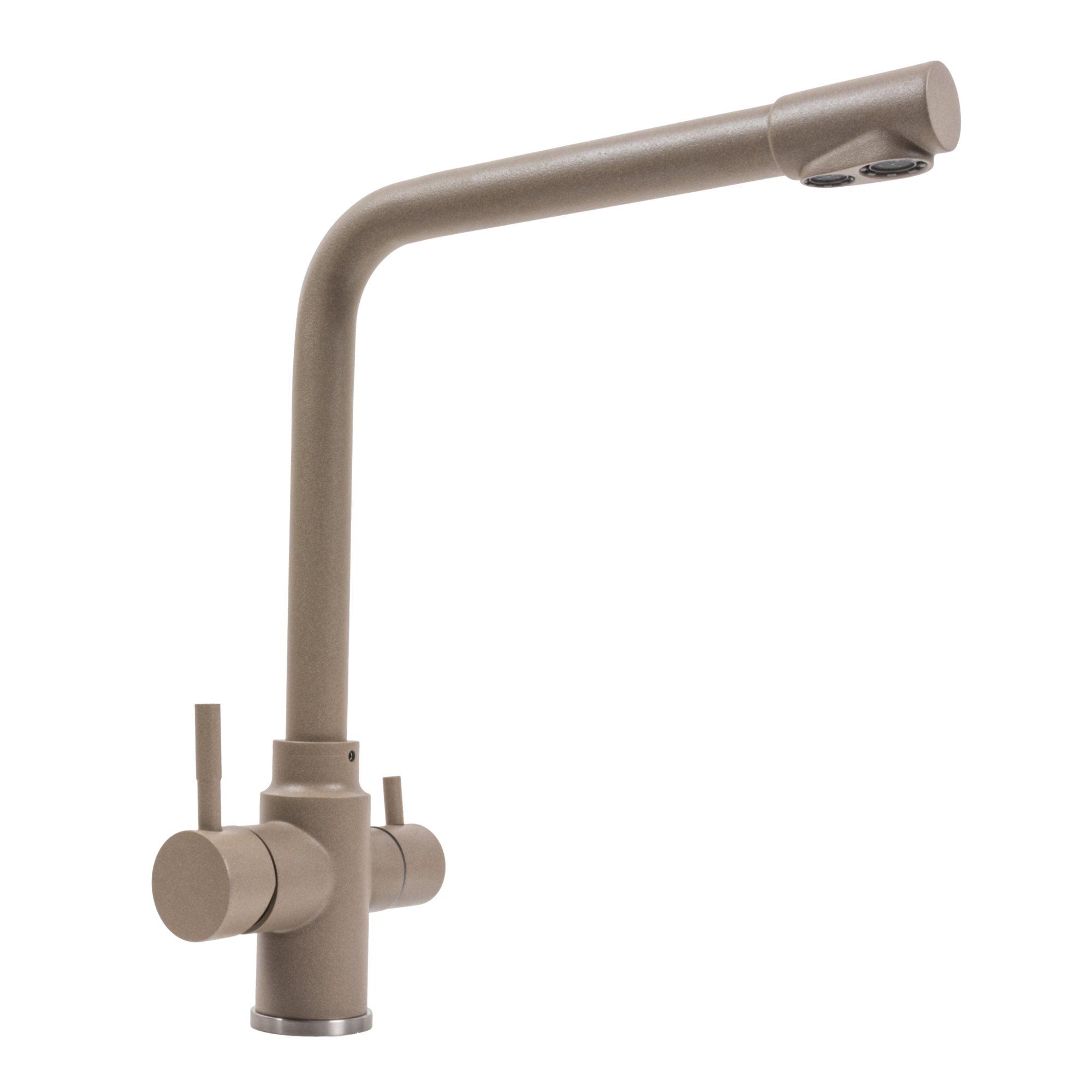 Смеситель под фильтр Platinum KT 8201 Титан (8626) Смеситель под фильтр Platinum KT 8201 Титан (8626)