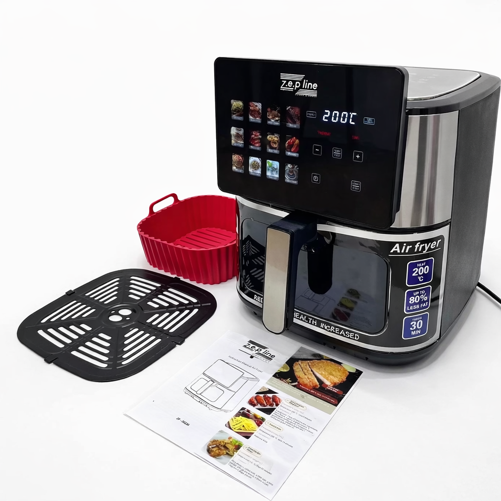 Мультипечь ZepLine Air Fryer ZP-00342 верхний и нижний нагрев/антипригарная корзина 13 л 4200 Вт (32735925)