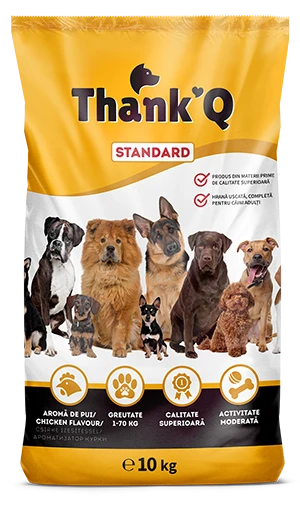 Сухой корм для взрослых собак всех пород ThankQ Standart с курицей 10 кг