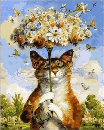 Картина по номерам Mariposa "Ушастик" 40x50 см (MR-Q2124)