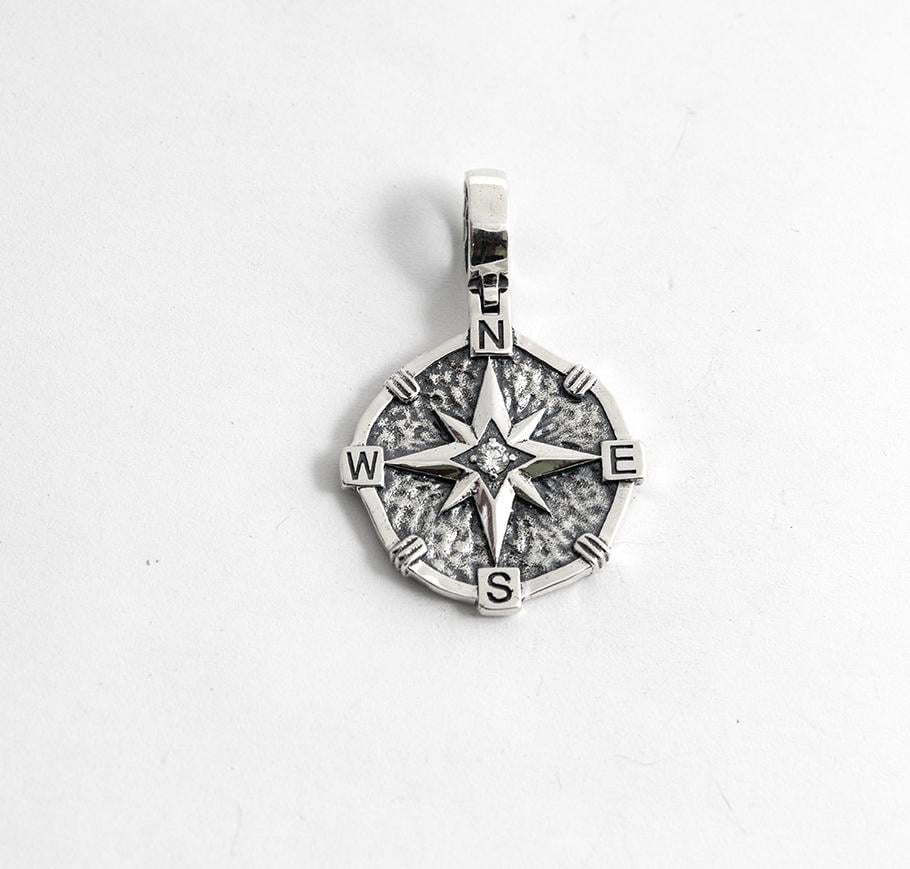 Кулон Maxi Silver 9562 Компас троянда вітрів (89562)