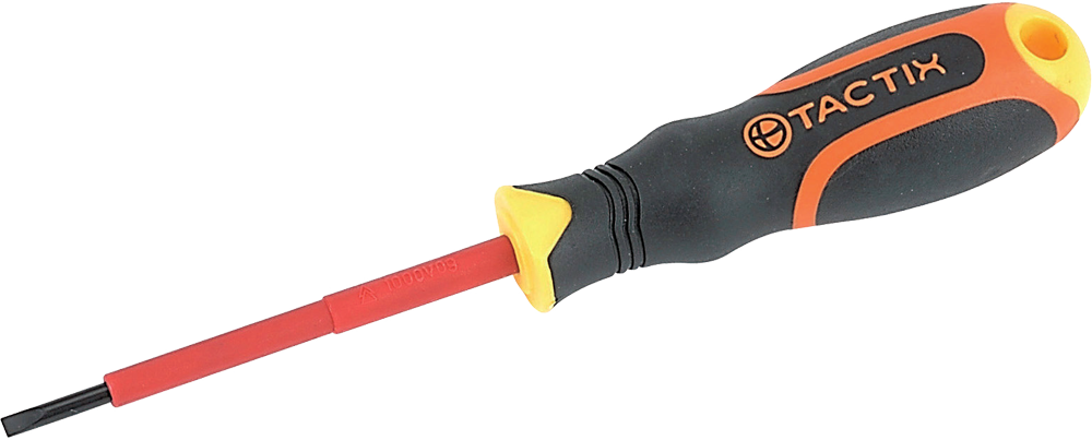 Викрутка Tactix 3x100 мм прямий SL діелектрична (INSOTOTSL300100IT0)