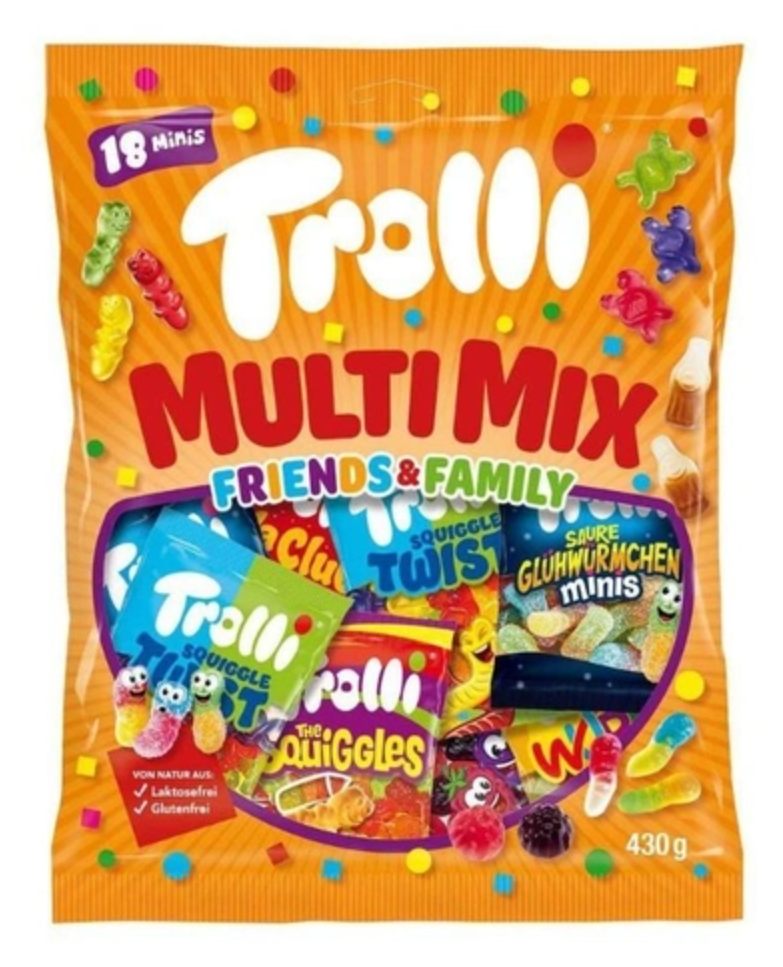 Конфеты желейные Trolli Multi Mix Friends and Family 430 г (2182239388)
