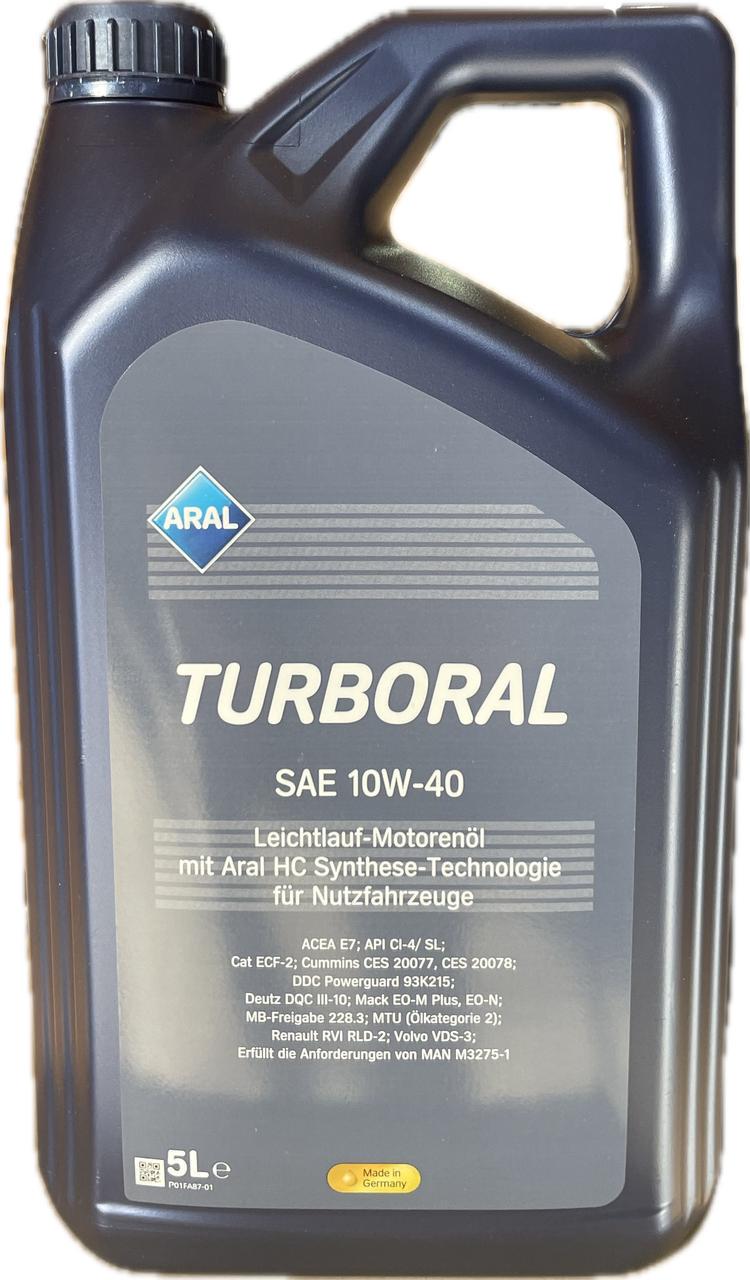 Моторное масло Aral Turboral 10W-40 5 л (15F45C)