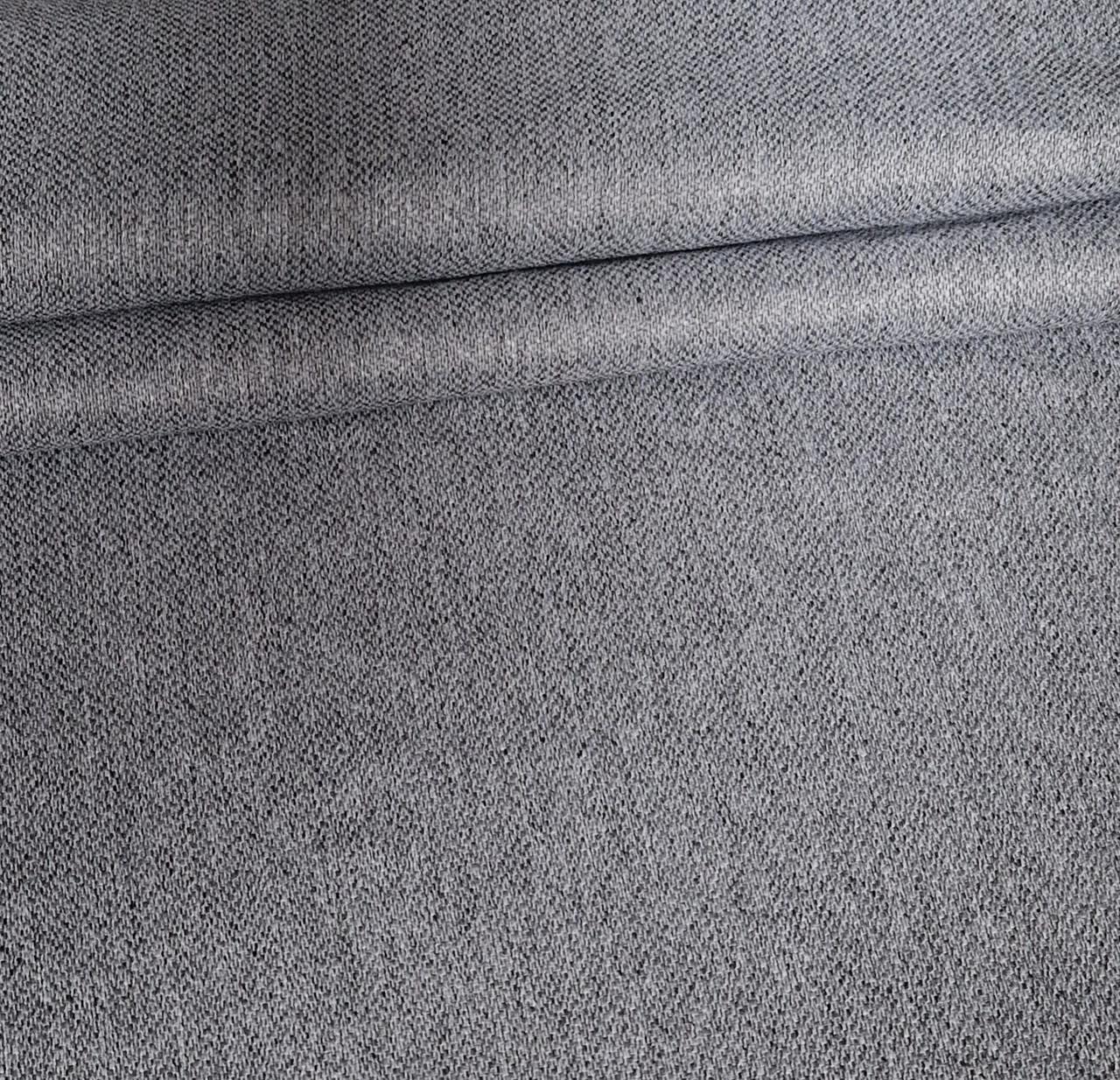 Тканина меблева RS шеніл з підкладкою 144 см Сірий (25685405)