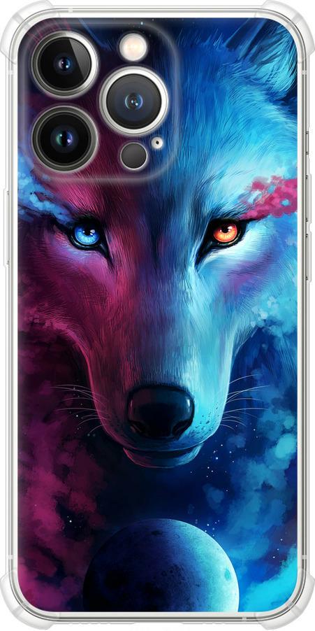 Чехол на iPhone 13 Pro Арт-волк (3999sp-2372-42517)