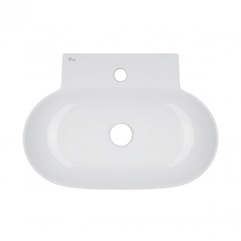 Раковина Qtap QT0411K177WN Cardinal 565х400х130 мм White (SD00053083)