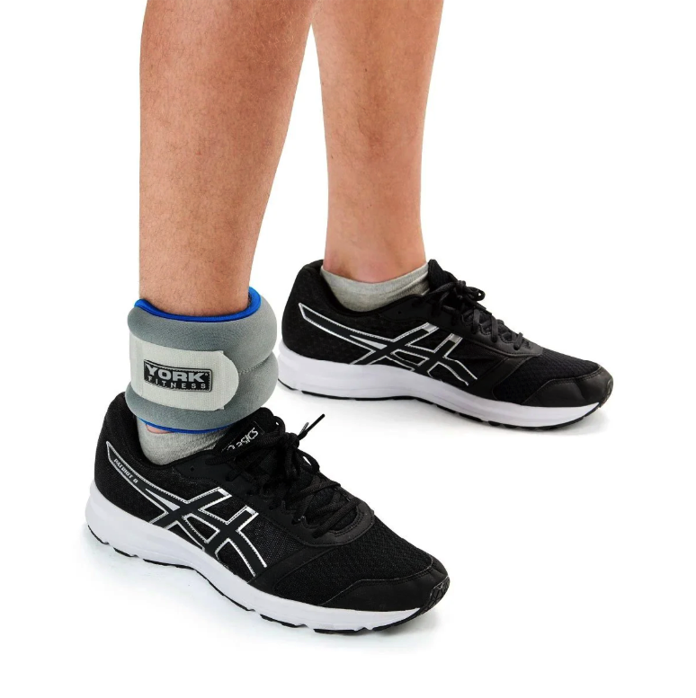 Утяжелители York Fitness Soft для рук и ног 2х1,5 кг Серый (5062) - фото 5