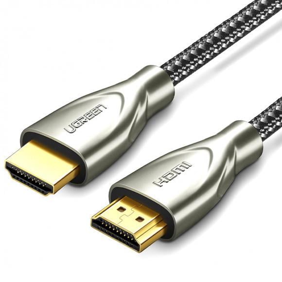 Кабель HDMI UGREEN HDMI to HDMI v2,0 UltraHD 4K-3D Braided Nylon 2 м Grey (HD131)