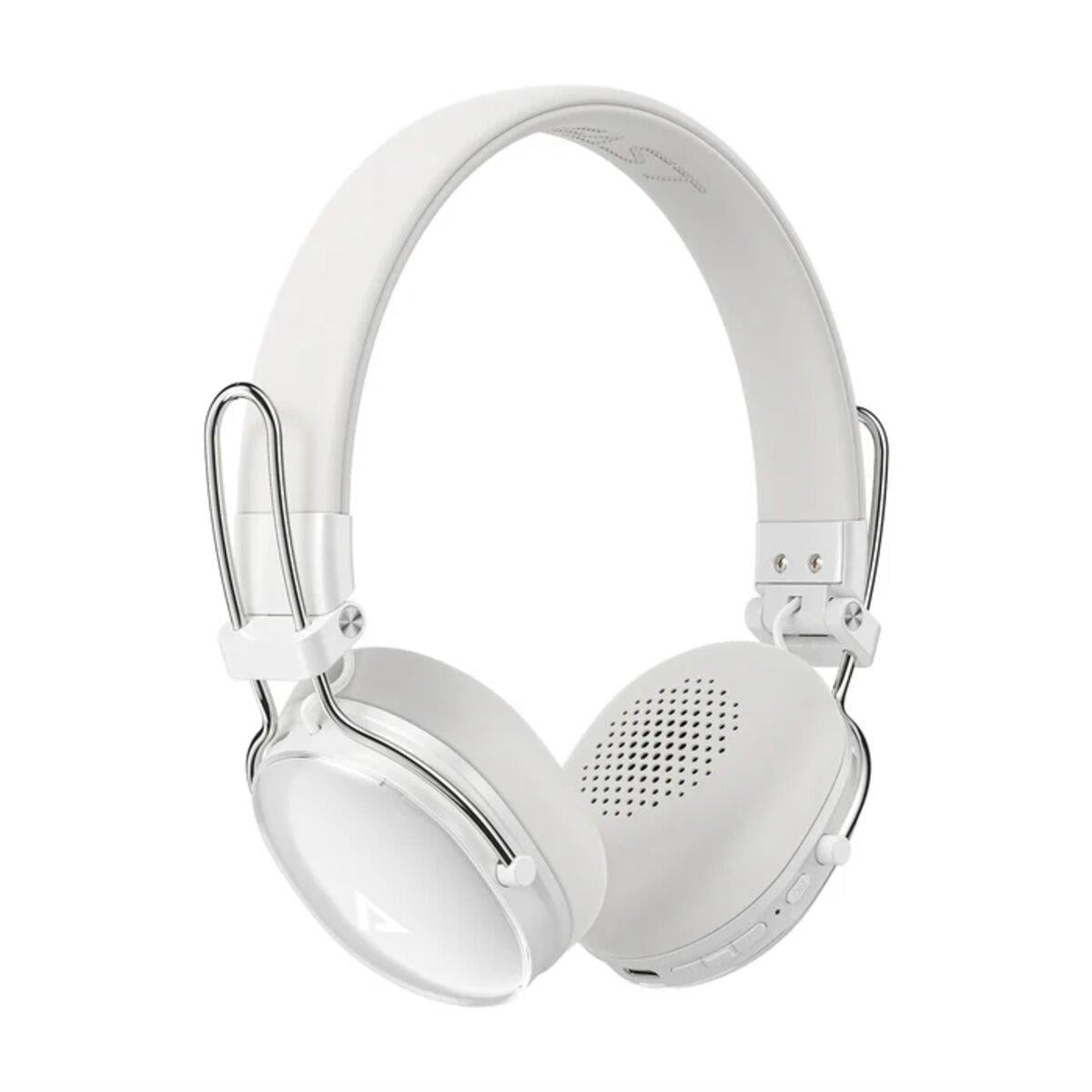 Наушники беспроводные Acefast H7 Active Noise Reduction Wireless Headset 500 mAh BT5.4 Pearl White (6974316283560)