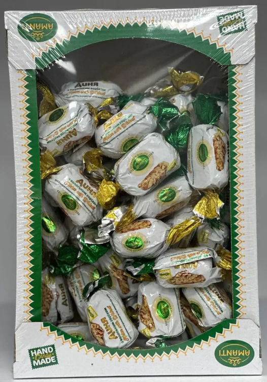 Цукерки Amanti диня з волоським горіхом 1 кг Цукерки Amanti диня з волоським горіхом 1 кг