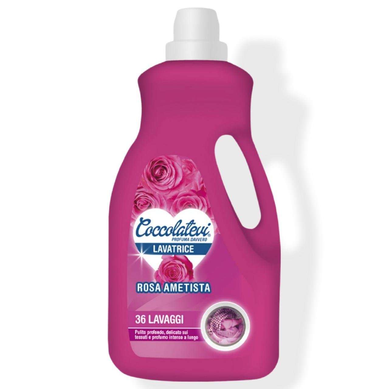 Гель для прання універсальний Coccolatevi Rosa Ametista 1800 мл 36 прань