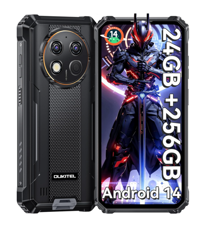 Смартфон Oukitel G1 6/256 GB IP69k NFC Black (23647715) - фото 2