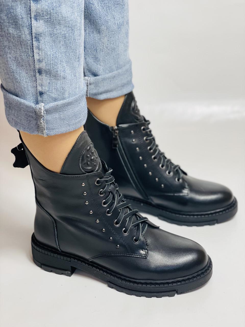 Ботинки женские зимние Farinni р. 40 25,5 см Черный (2671) - фото 5 Ботинки женские зимние Farinni р. 40 25,5 см Черный (2671) - фото 5