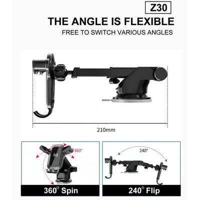 Автотримач для телефону WUW-Z30 Black (Т-141) - фото 4 Автотримач для телефону WUW-Z30 Black (Т-141) - фото 4