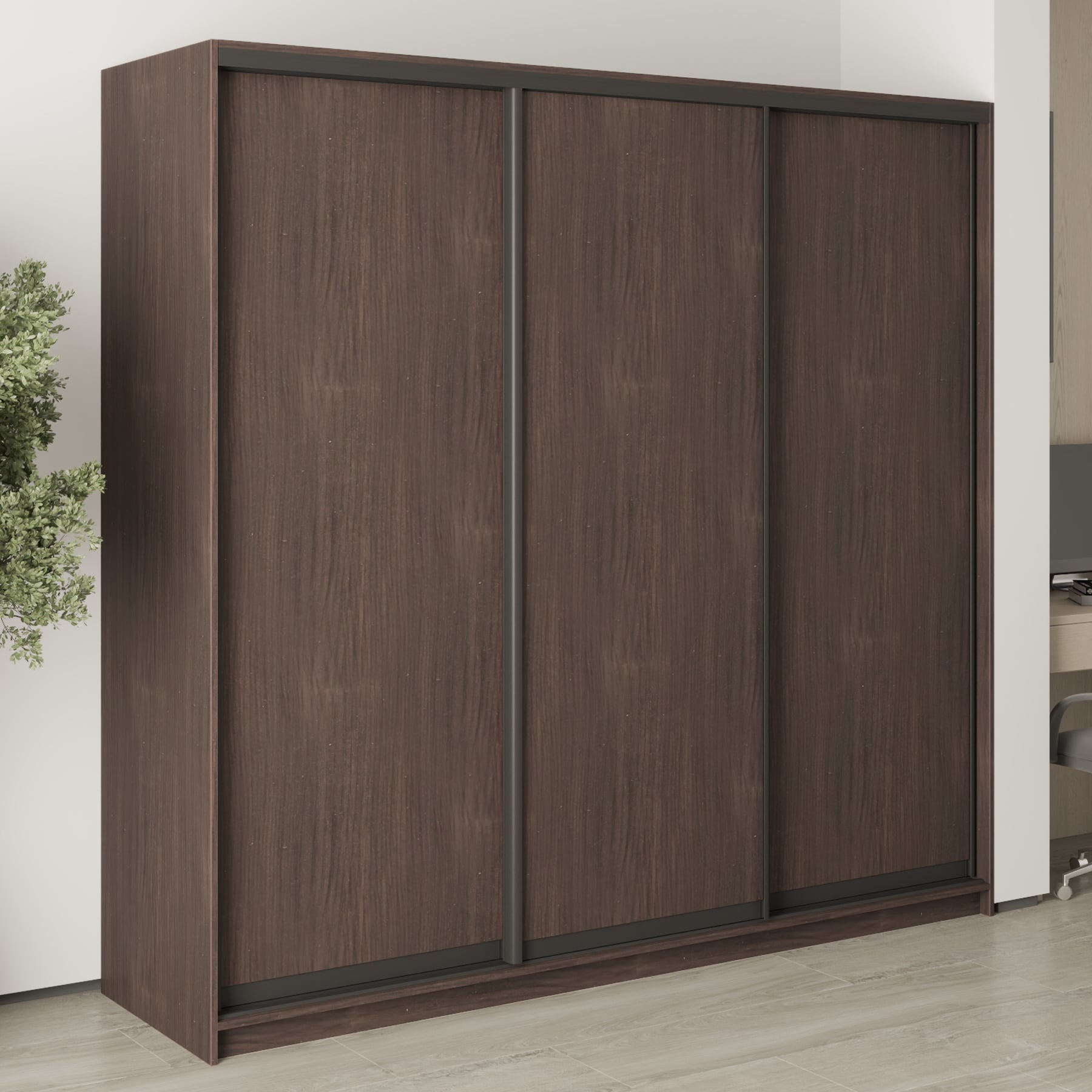 Шкаф-купе трехдверный Mebel Star Стандарт BG MBS-8296 220х45х210 см Дуб ристрето (1007707) Шкаф-купе трехдверный Mebel Star Стандарт BG MBS-8296 220х45х210 см Дуб ристрето (1007707)