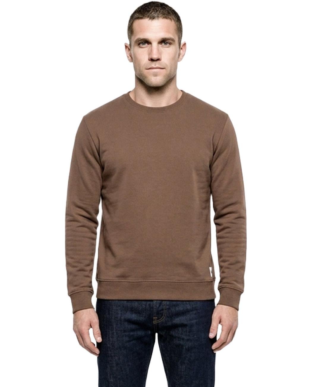 Свитшот базовый Lonsdale 52220605 утепленный на флисе 2XL Коричневый (2522206055106)