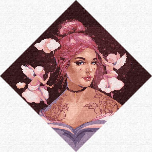 Картина по номерам Идейка Маленькие Купидончики 40x40 см (KHO4997)