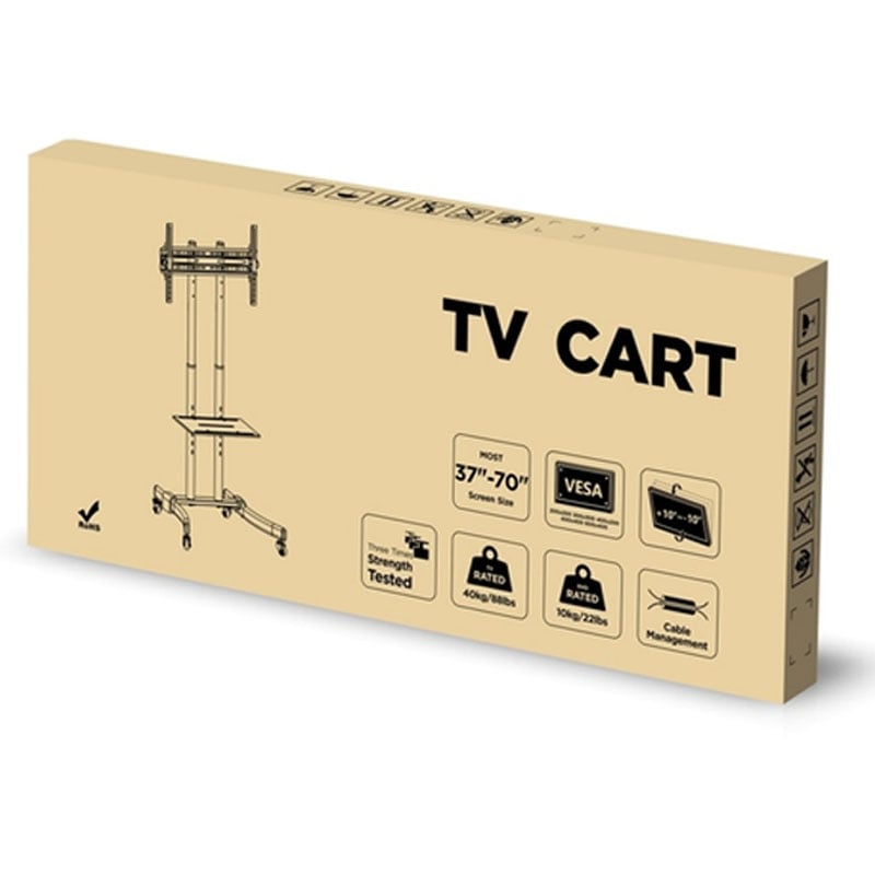 Стойкая мобильная напольная ITech T1030T для телевизора на колесах 37-70" (tf5836) - фото 14
