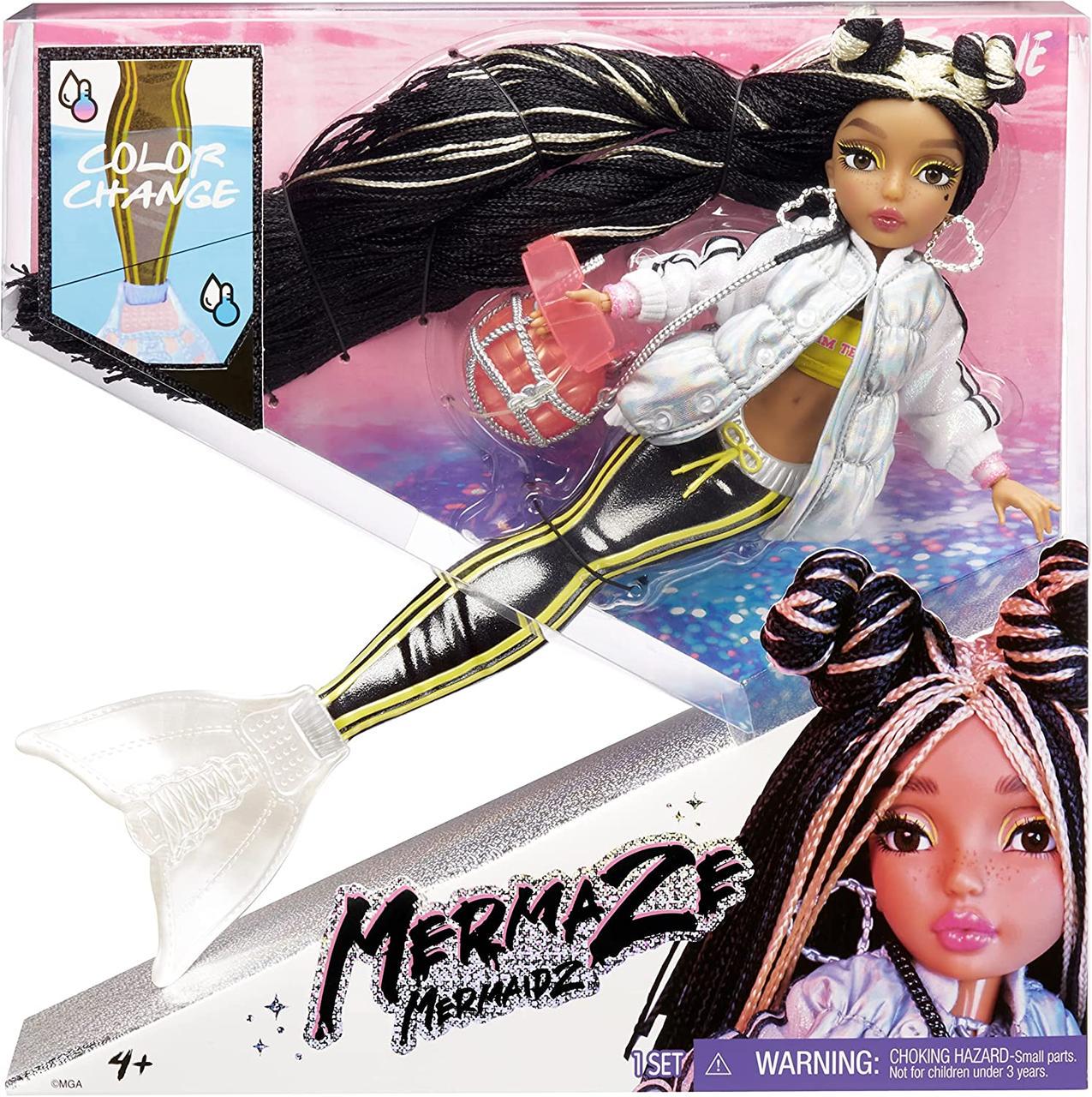 Лялька-русалка MGA Entertainment Mermaze Mermaidz Mermaid Jordie з хвостом що змінює колір (580836)