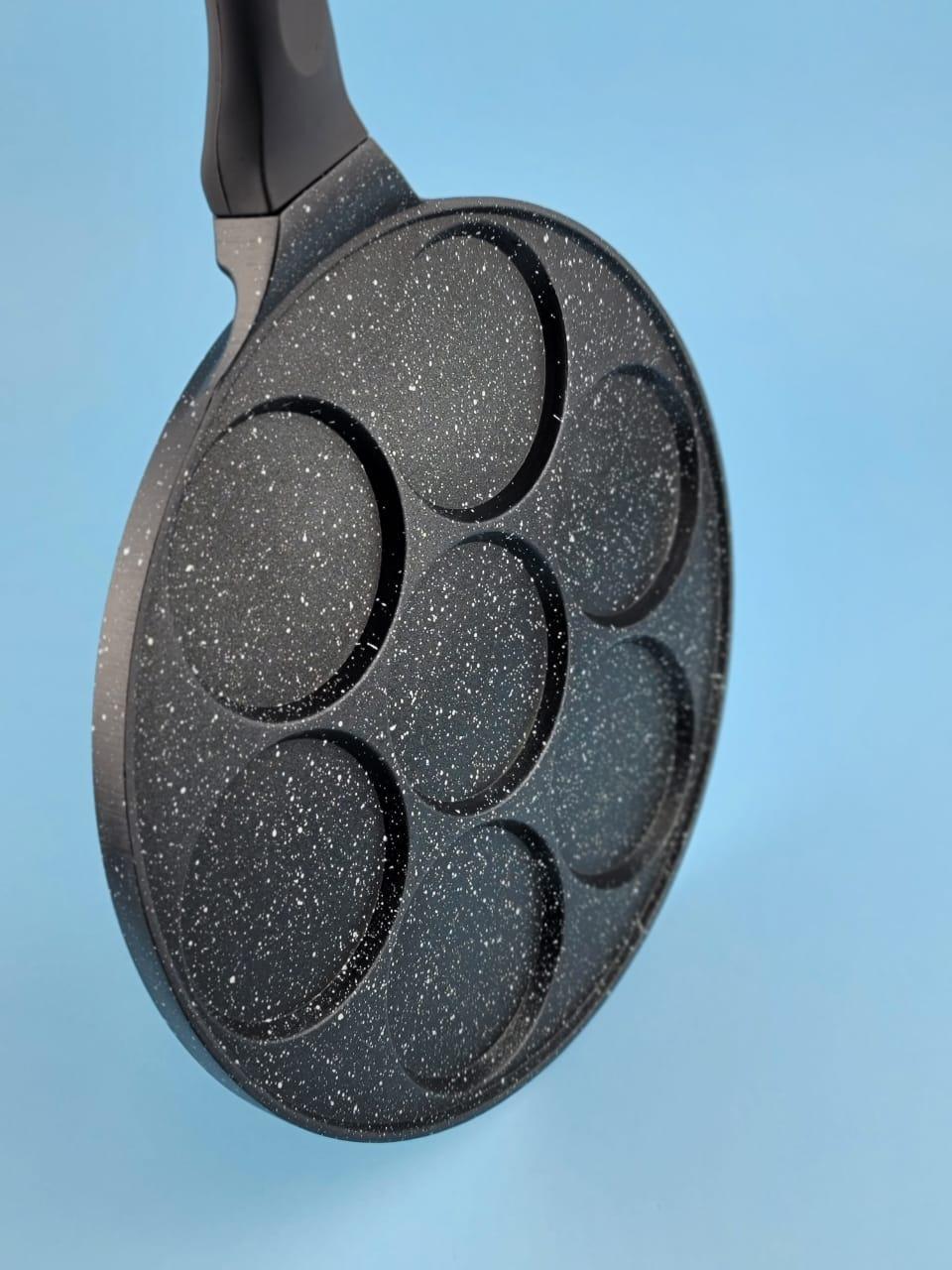 Сковорода для оладок Edenberg 27 см з мармуровим покриттям (EB-7512) - фото 5