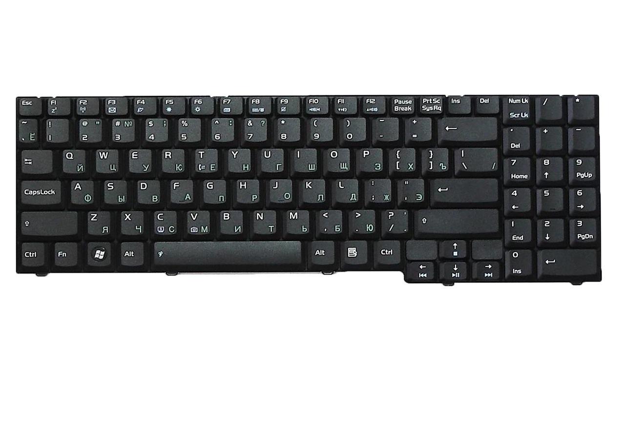 Клавиатура для ноутбука Asus M70 M70Vr матовая (04GNED1KRU00)