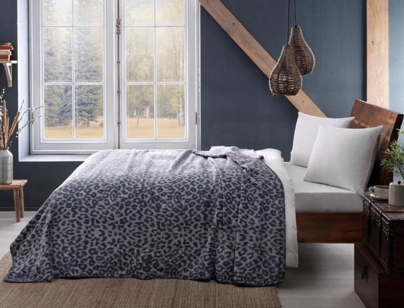 Плед TAC pamuk battaniye leopard 160х220 см (1349287966)