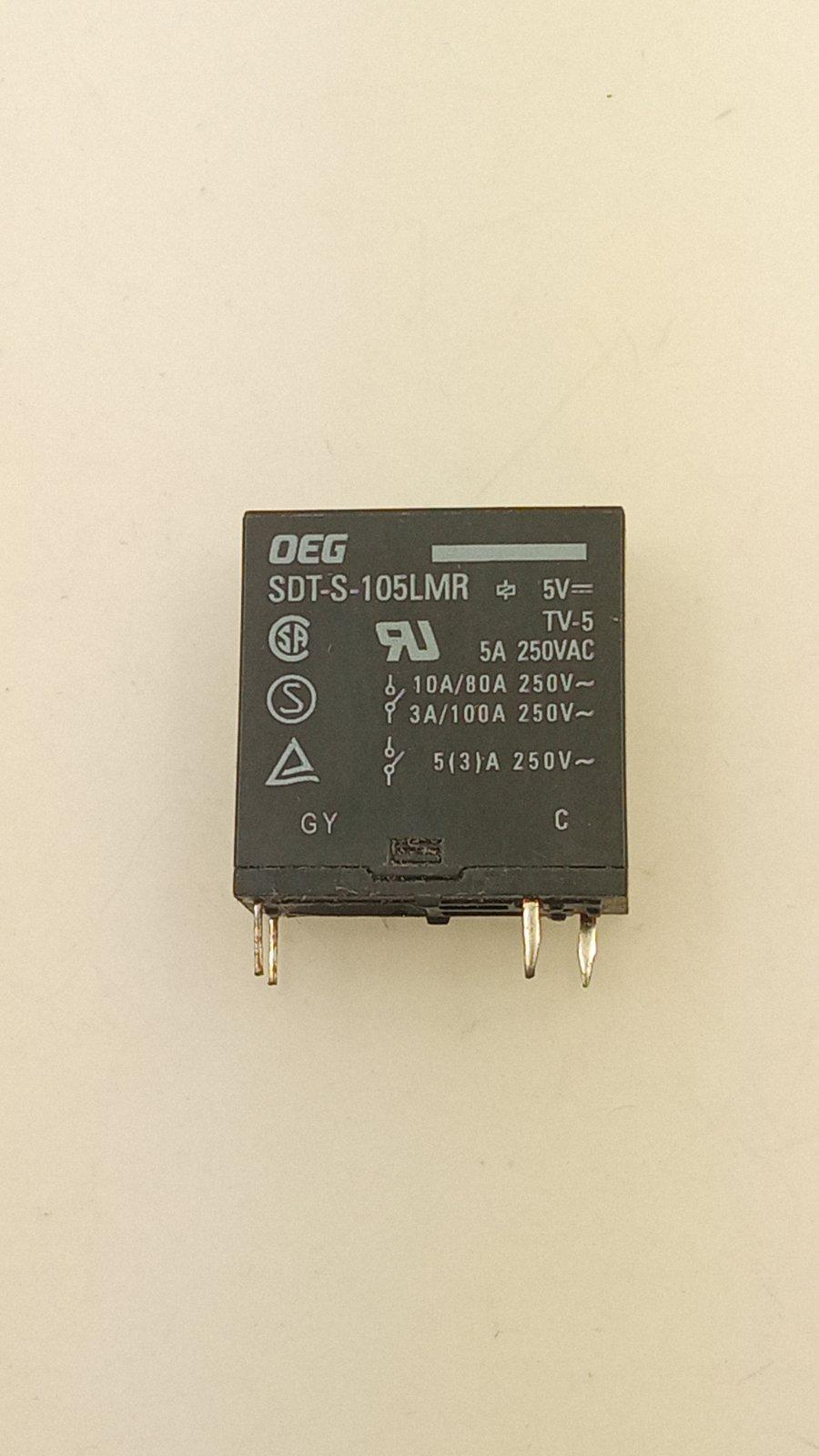 Реле OEG SDT-S-105LMR5A/250VAC/5VDC (15289)