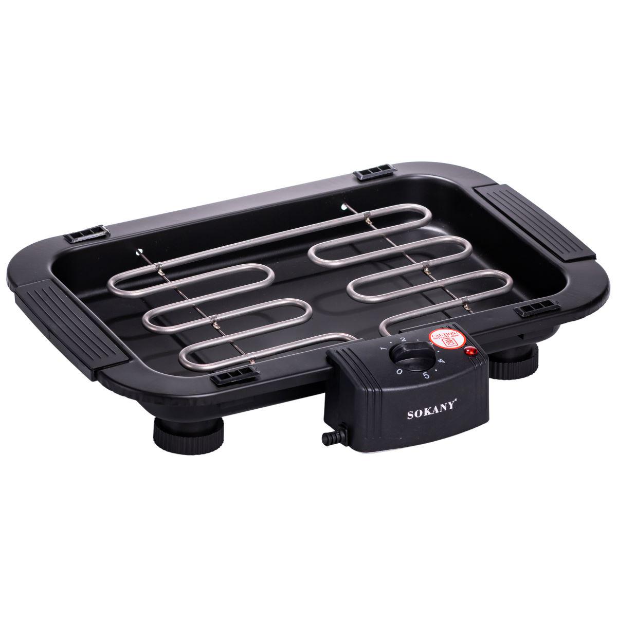 Электрогриль Sokany SK-273BG с термостатом 2000 Вт (7402) - фото 4